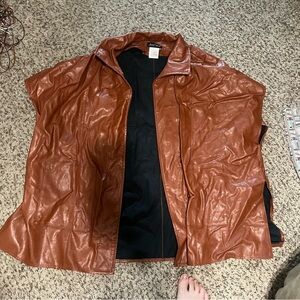 Slinky Brand Brown Lightweight Shirt Jacket